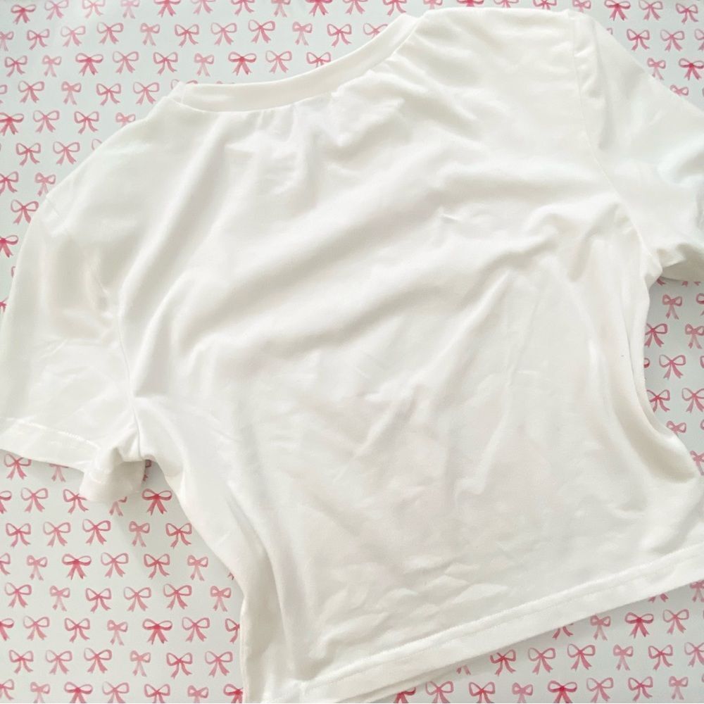 Deer Cropped Baby Tee 🎀 - Picture 4 of 4